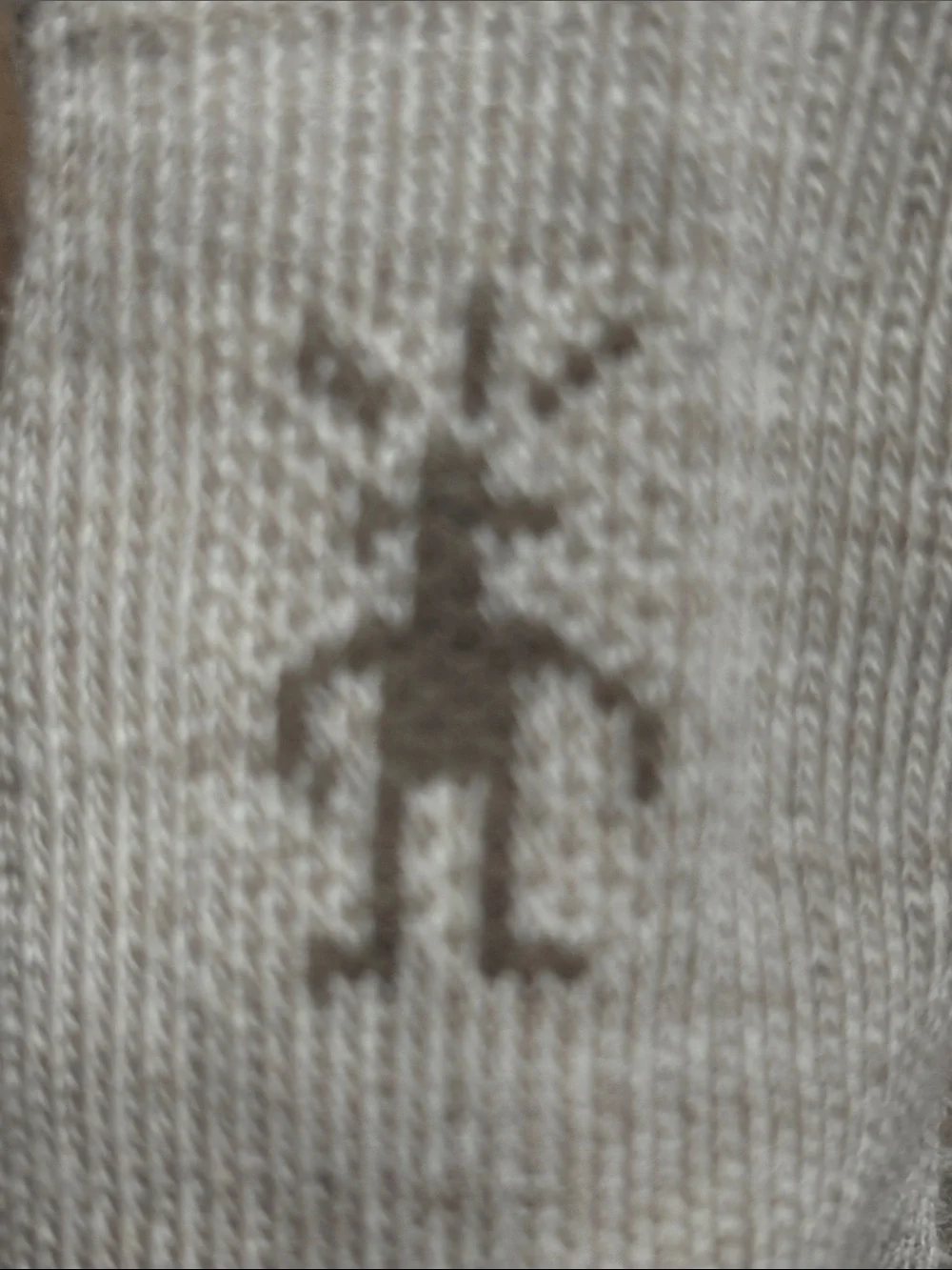 Smartwool Tan Cream Wool Tube Socks